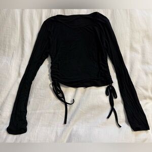 Women’s Elegant Black Long Sleeve Top